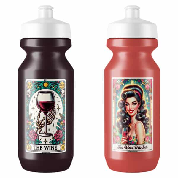 Wine Tarot Card Vinyl Glossy Sticker - Image 2