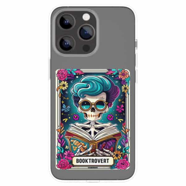 Booktrovert Skeleton Tarot Card Vinyl Sticker - Image 5