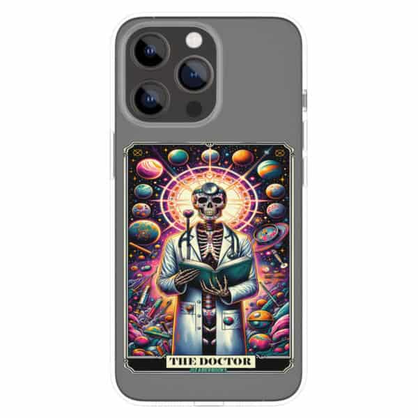 Doctor Skeleton Tarot Card Vinyl Sticker - Image 4