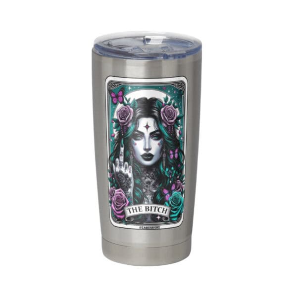 Bitch Tarot Card Vinyl Sticker - Image 2