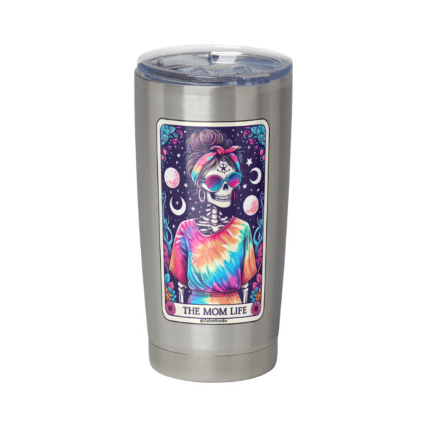 Overstimulated Mom Skeleton Tarot Card Vinyl Sticker - Image 5