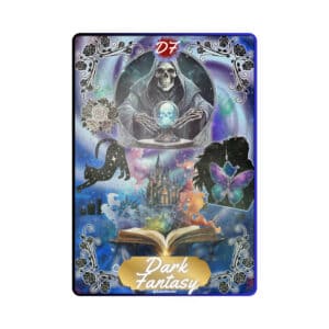 Dark Fantasy Book Tarot Card Vinyl Sticker