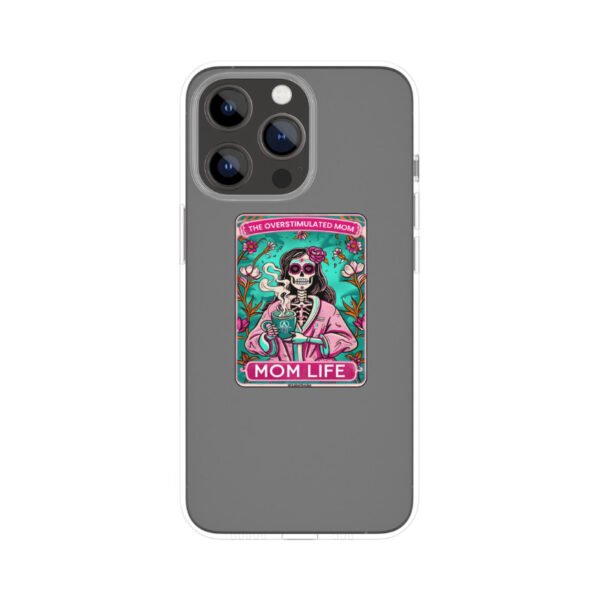 Overstimulated Mom Skeleton Tarot Card Vinyl Sticker - Image 7