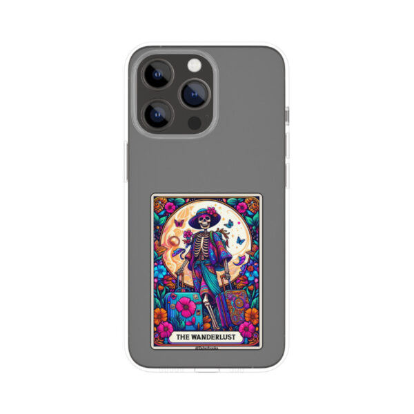 Wanderlust Skeleton Tarot Card Vinyl Sticker - Image 3
