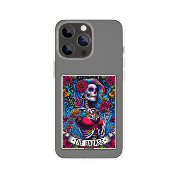 Badass Skeleton Tarot Card Vinyl Sticker - Image 3