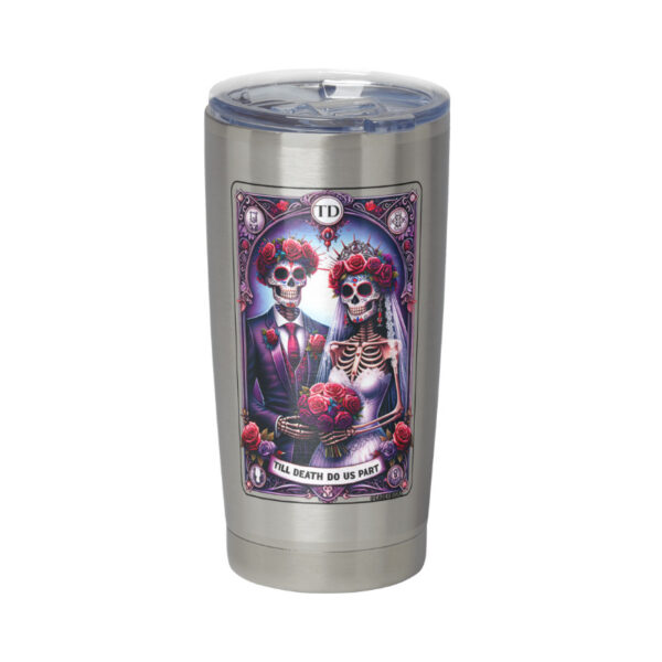 Gothic Wedding Skeleton Tarot Card Vinyl Sticker - Wedding Party - Image 10