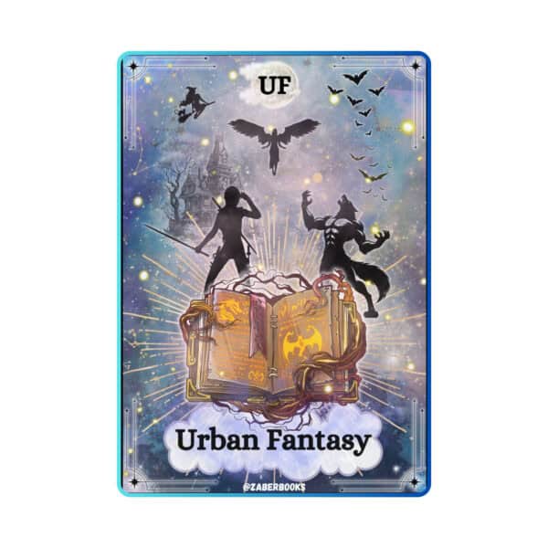 Urban Fantasy Book Tarot Card Vinyl Stickers