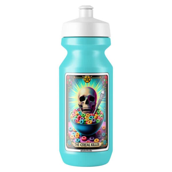 Cereal Killer Skull Tarot Card Vinyl Sticker - Image 3